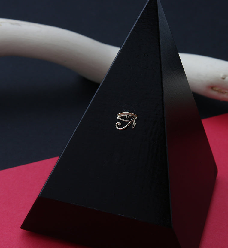 14kt Gold Eye of Ra Threadless Top