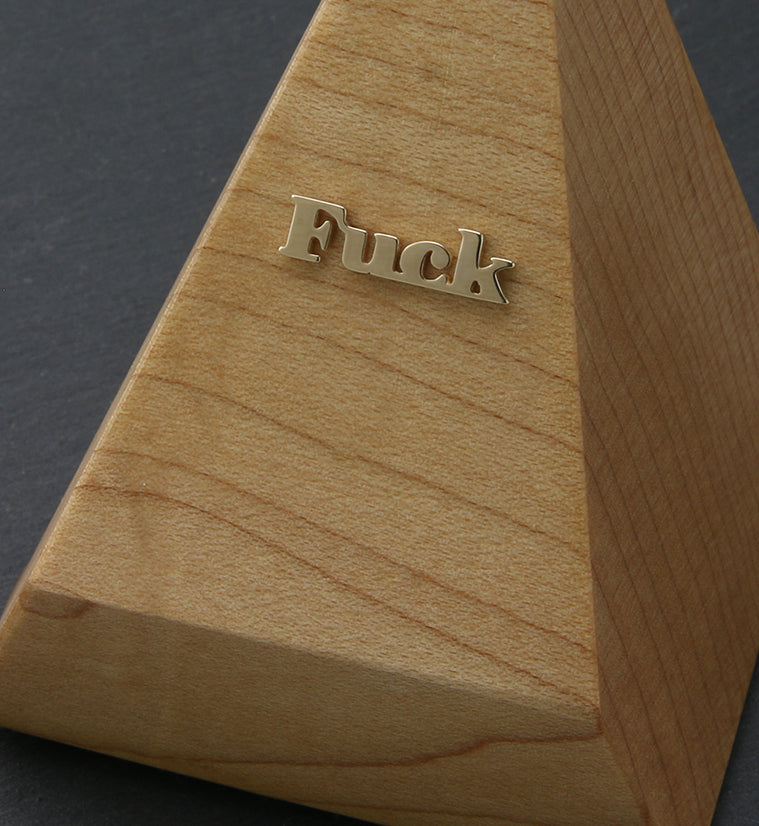 14kt Gold Fuck Threadless Top