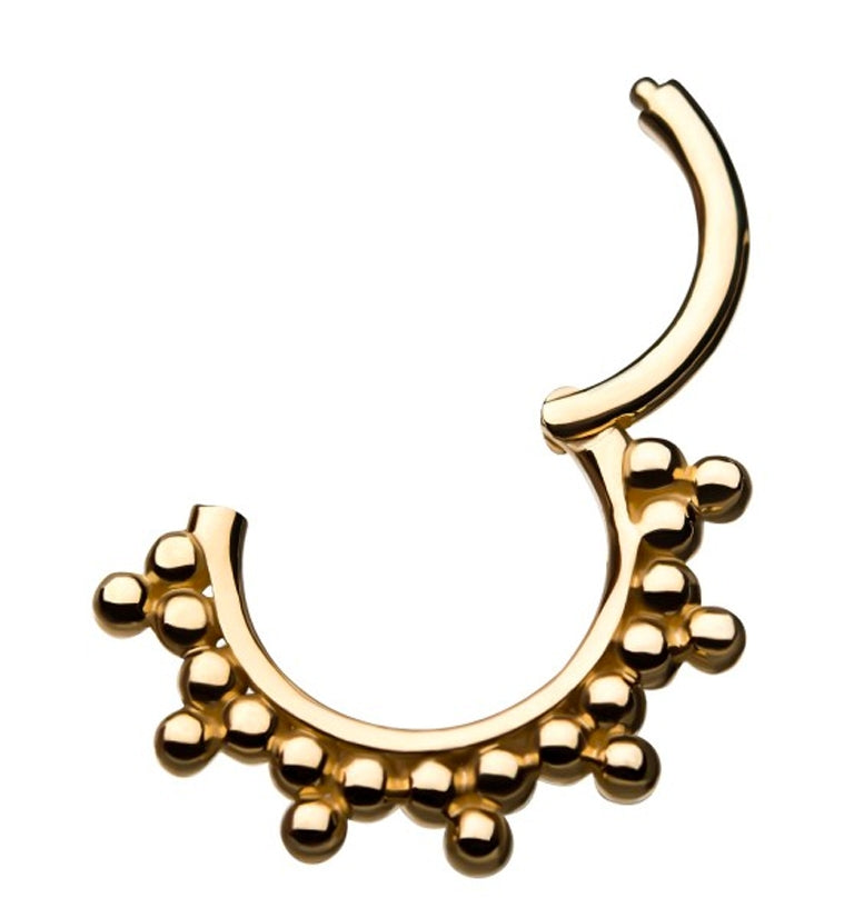 14kt Gold Fuse Hinged Segment Ring