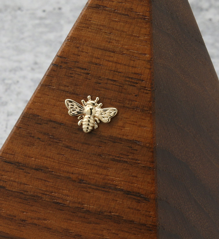 14kt Gold Honeybee Threadless Top