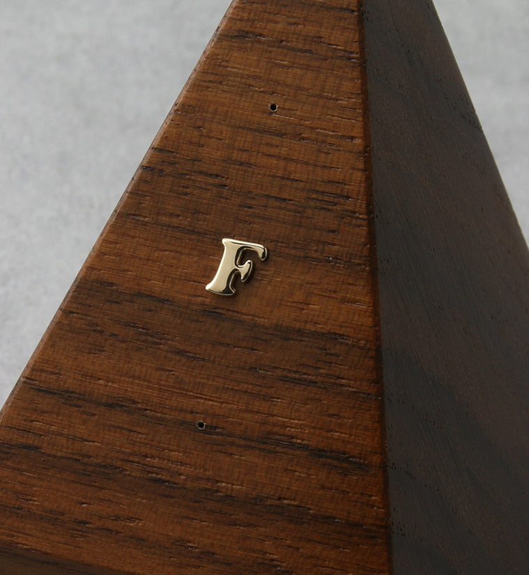 14kt Gold Letter F Threadless Top