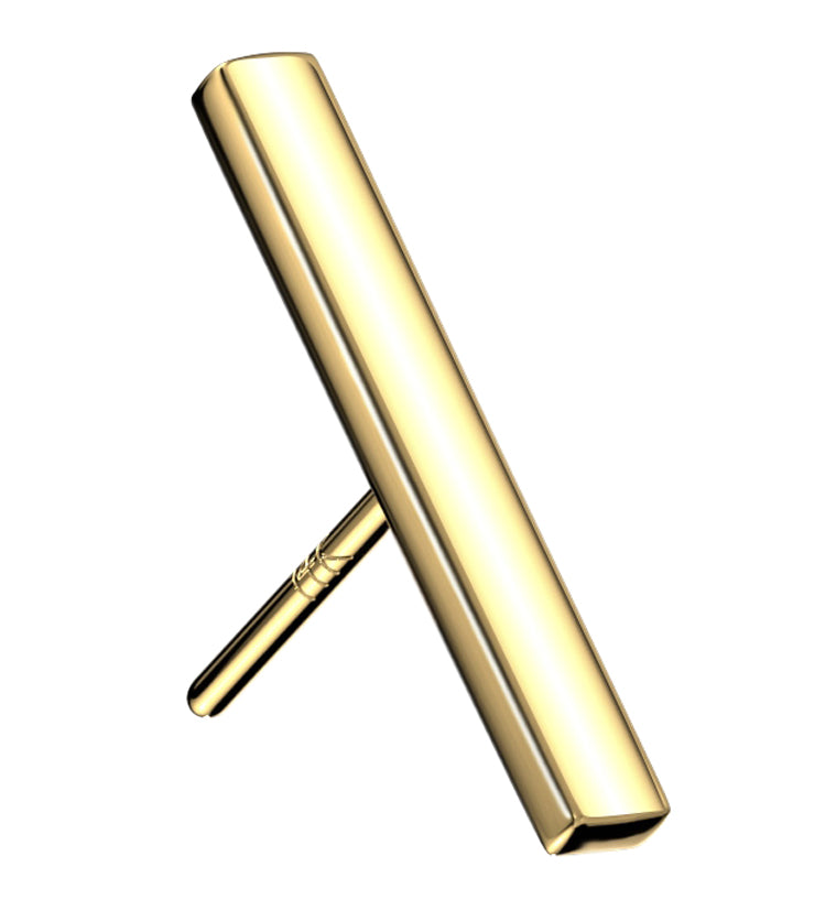 14kt Gold Line Threadless Top