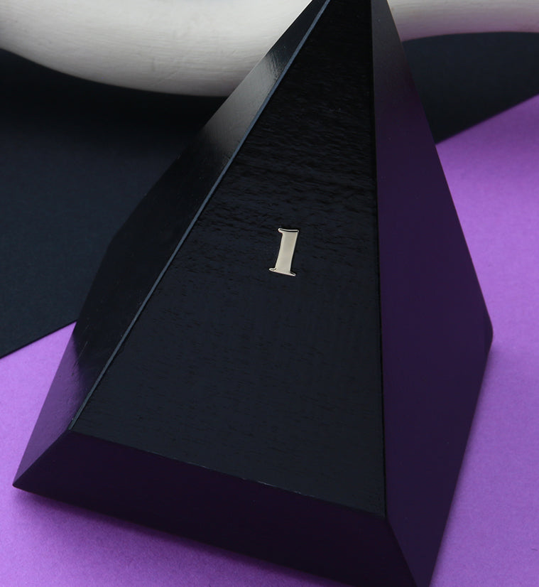 14kt Gold Number 1 Threadless Top