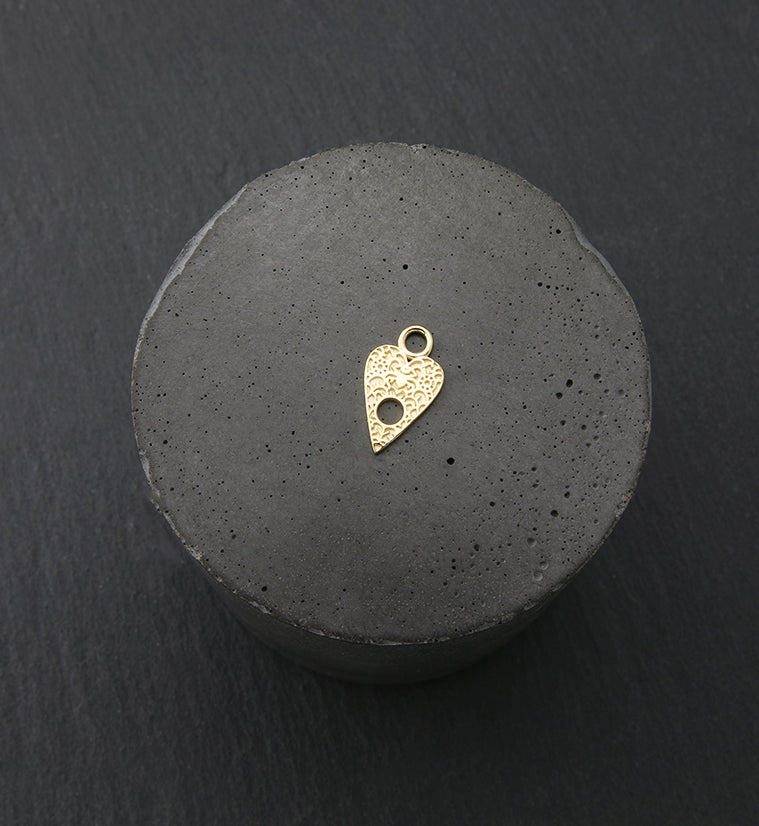 14kt Gold Planchette Charm