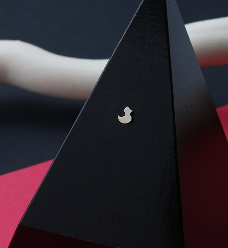 14kt Gold Rubber Duck Threadless Top