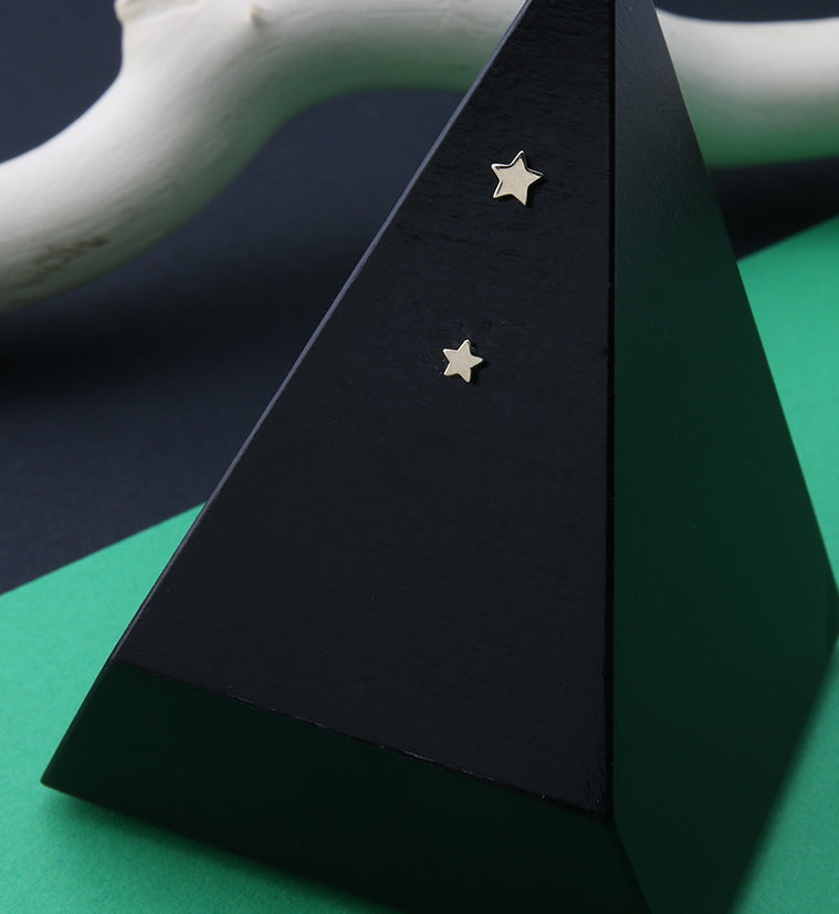 14kt All Gold Star Threadless Top