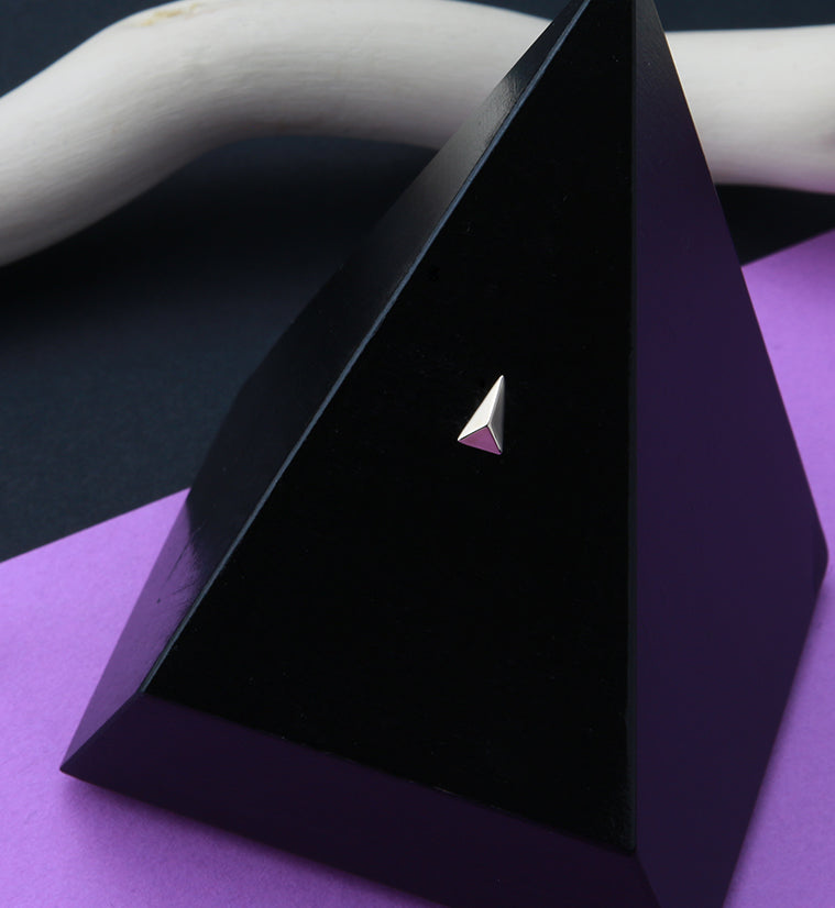 14kt Gold Vane Threadless Top