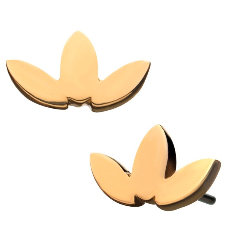 14kt Gold Lotus Threadless Top