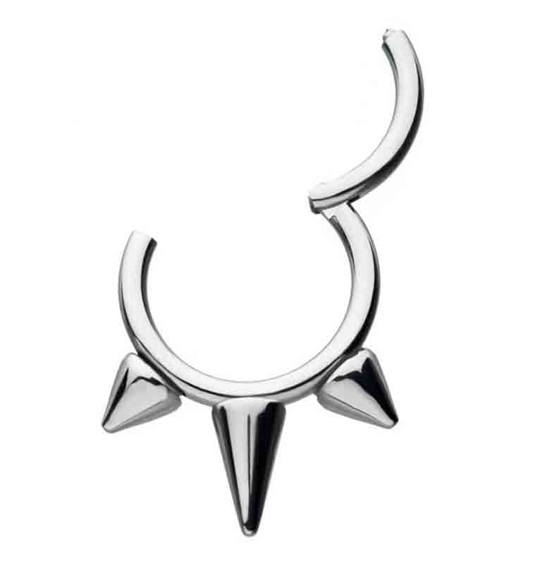 Titanium Hinged Spiked Segment Ring