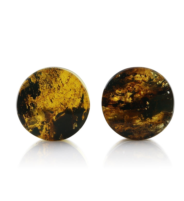 Chiapas Amber Plugs 5/8" (16mm)
