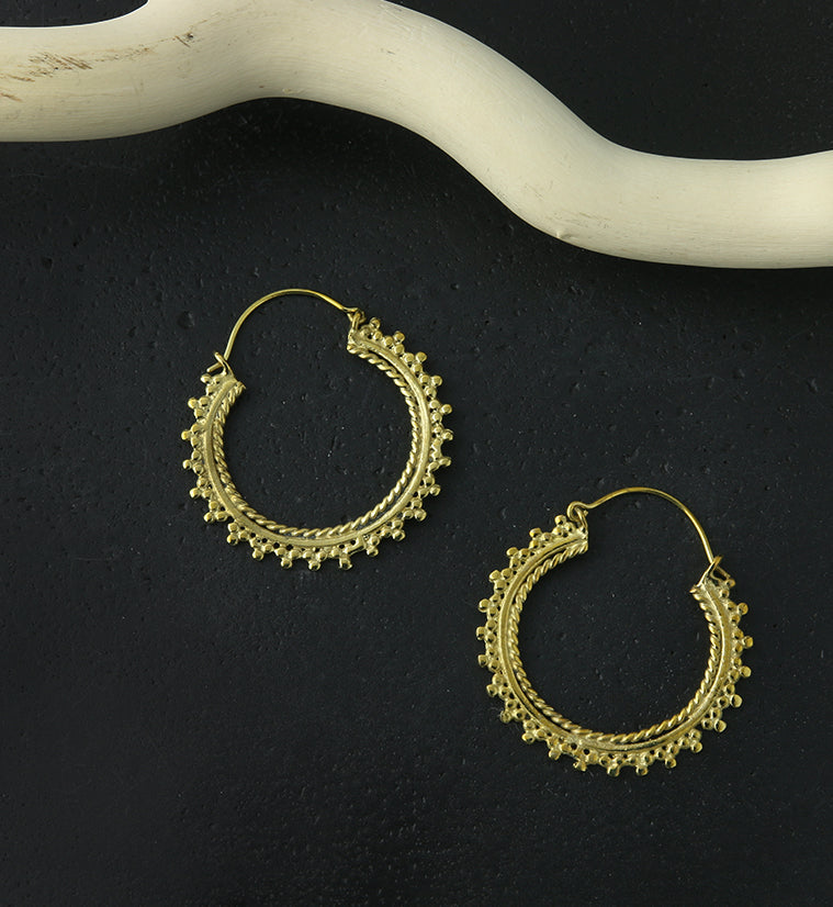 18G Chaplet Brass Hangers / Earrings