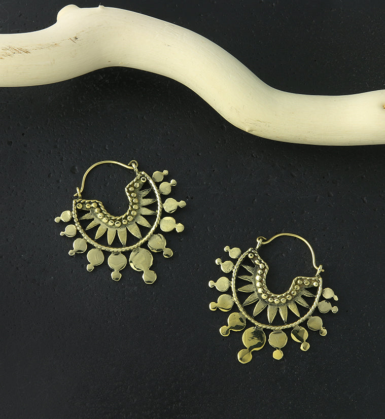 18G Sol Brass Hangers / Earrings