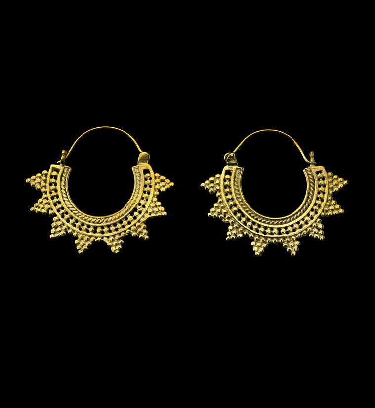 18G Sunrise Brass Hangers / Earrings