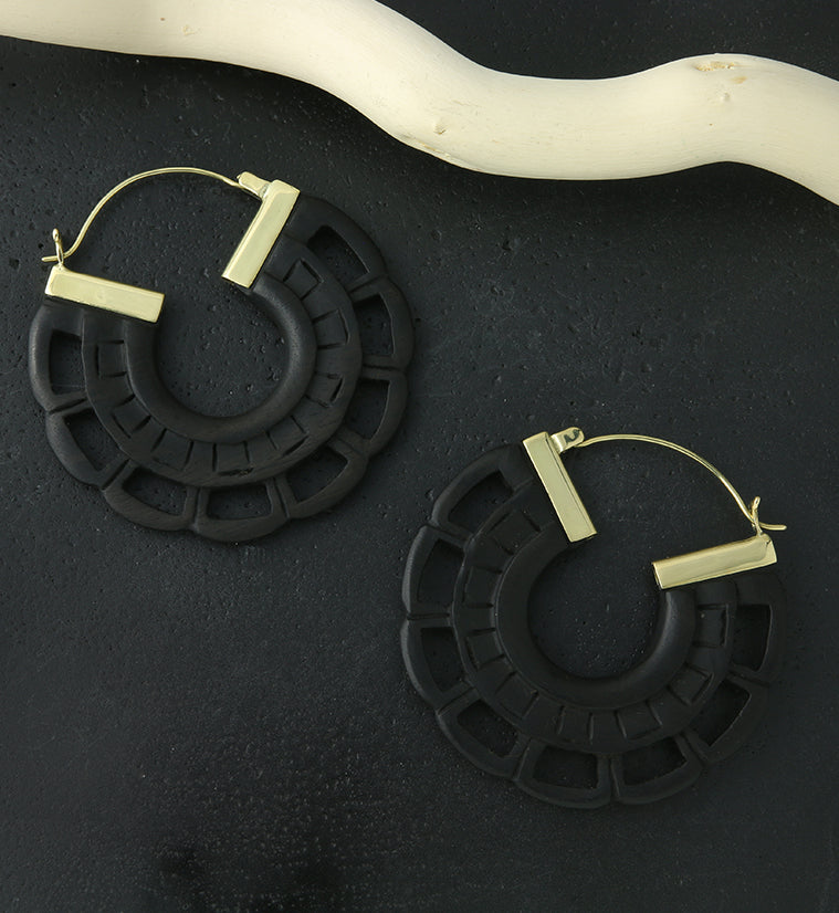 18G Tire Wooden Hangers / Earrings