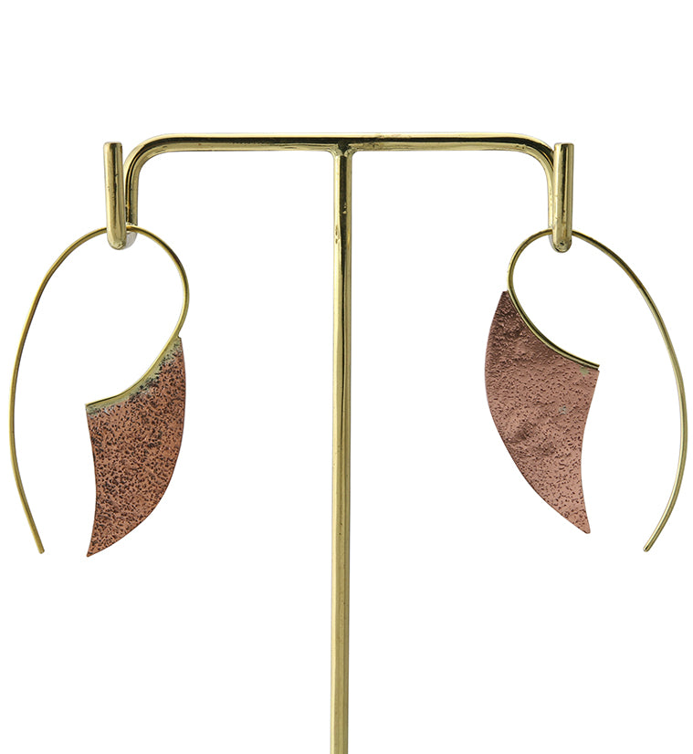 18G Awn Brass Hangers / Earrings