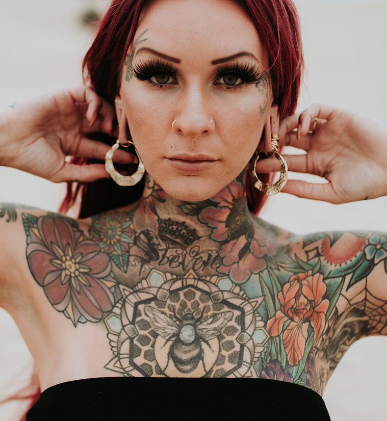 18G Hammered Tunnel Brass Hangers / Earrings