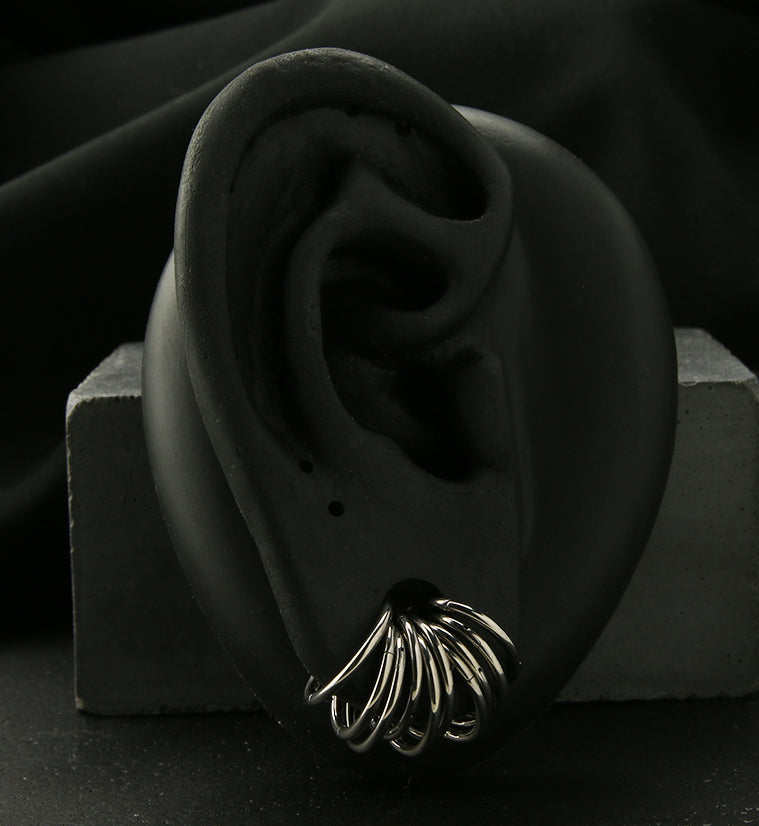 20pc Set of Stainless Steel Stacked Rings