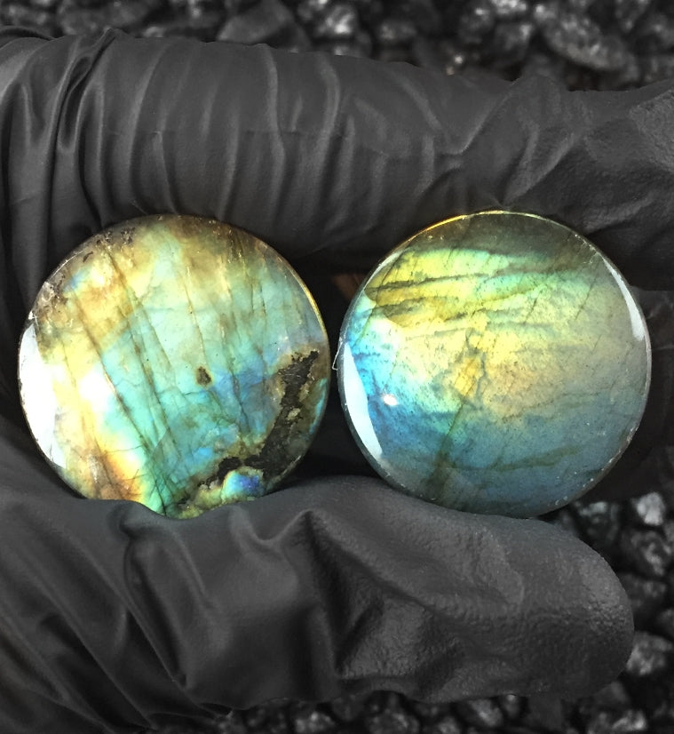 Labradorite Stone Plugs