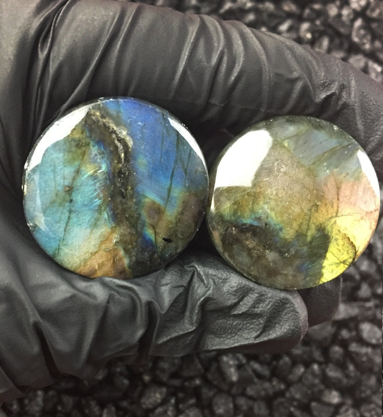 Labradorite Stone Plugs
