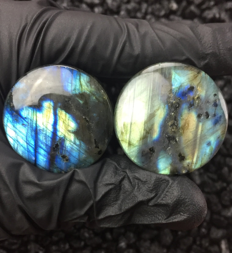 Labradorite Stone Plugs