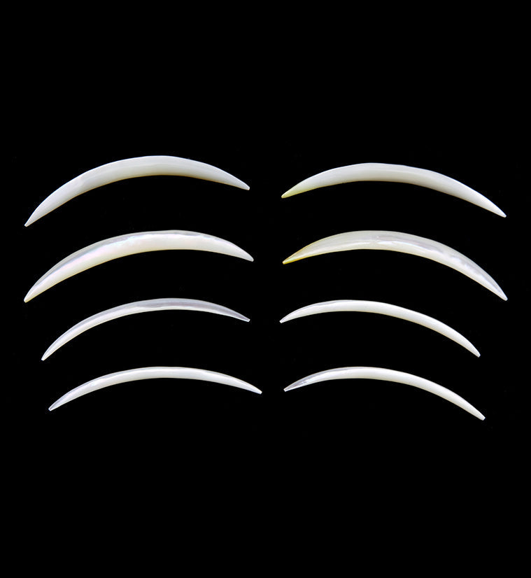 Mother of Pearl Septum Tusk