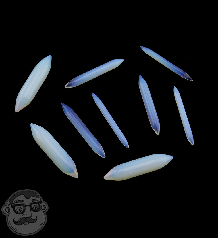 Opalite Glass Septum Spike
