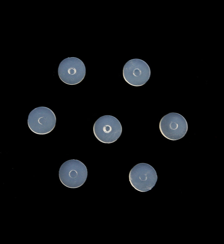 Silicone Flat Disc - Piercing Irritation Preventing
