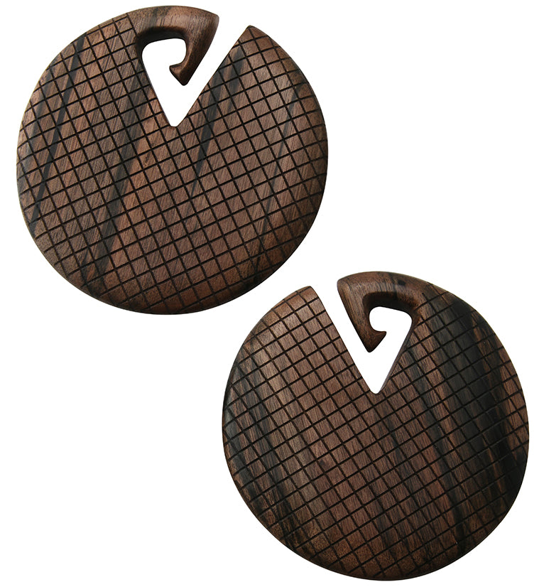 Crosshatch Areng Wooden Ear Weights