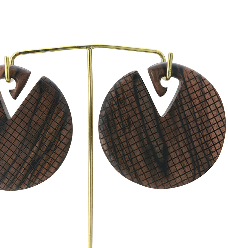 Crosshatch Areng Wooden Ear Weights