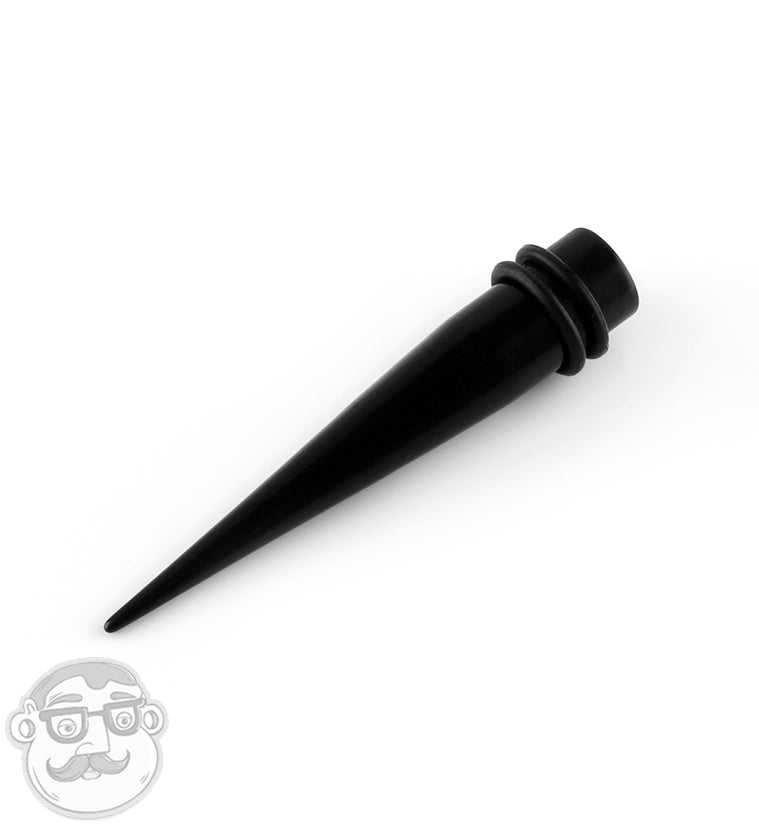 9mm Acrylic Black Taper
