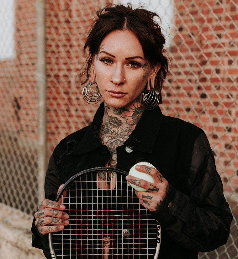 Multi Hoop White Brass Hangers