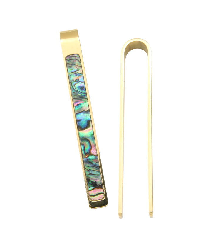 Abalone Tower Brass Ear Weights