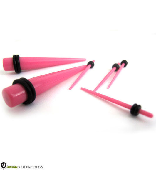 Acrylic Hot Pink Taper
