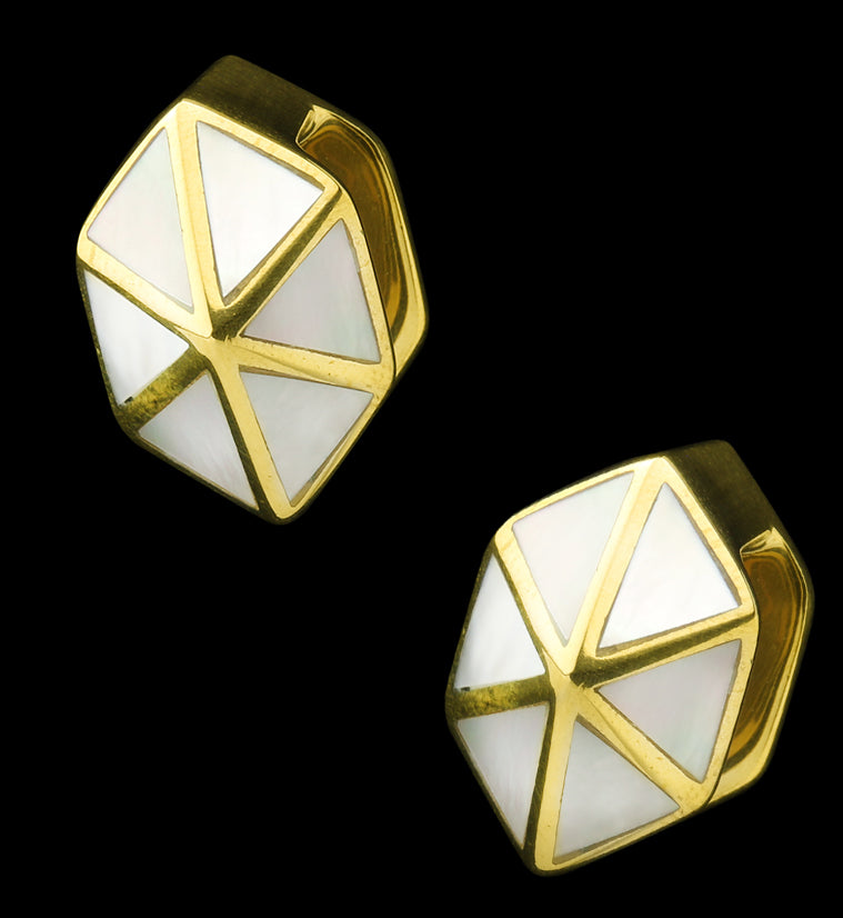 Aegis MOP Brass Ear Weights