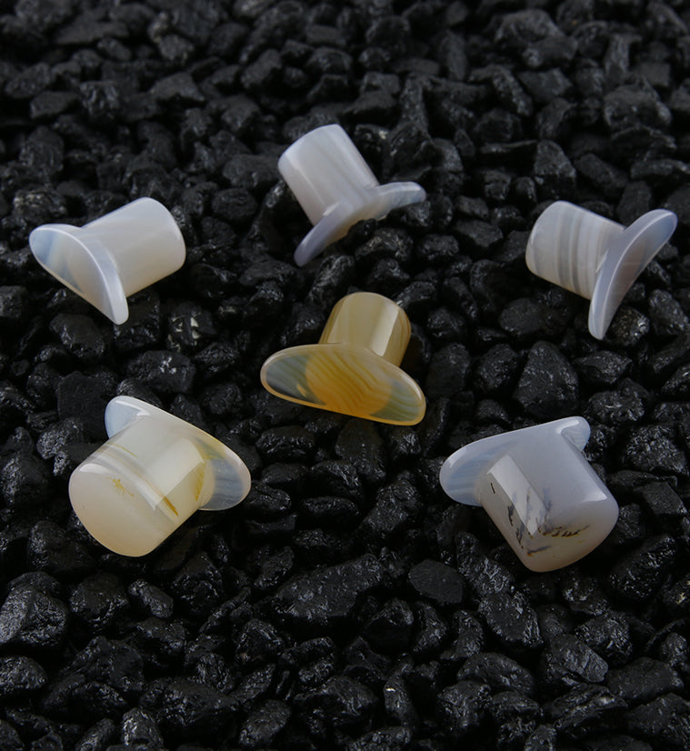 Agate Stone Labret Plug
