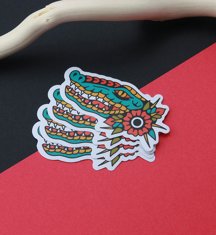 Alligator Rose Sticker Pack (4 pack)