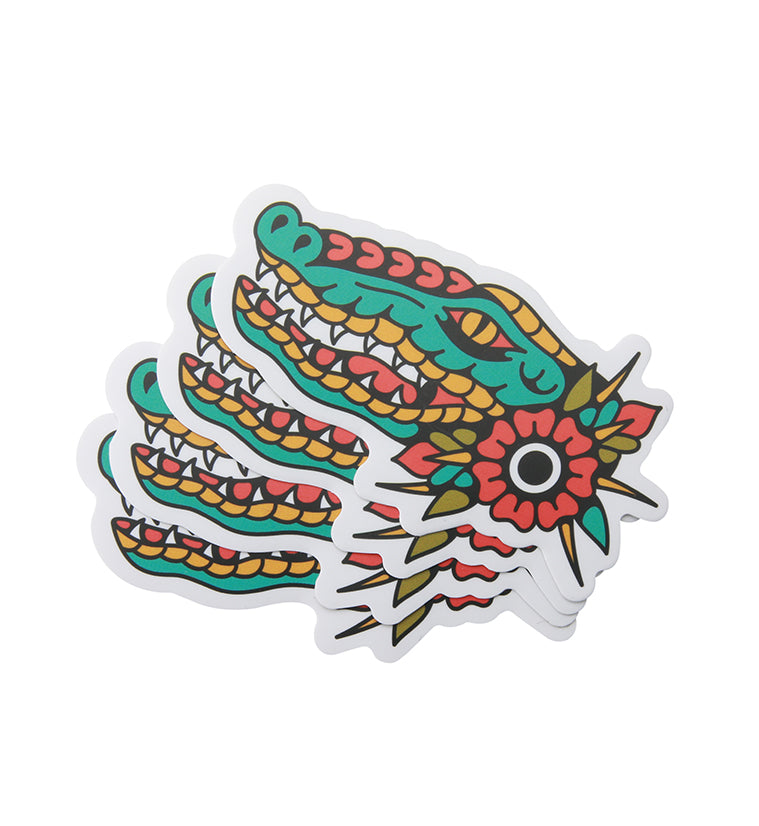 Alligator Rose Sticker Pack (4 pack)