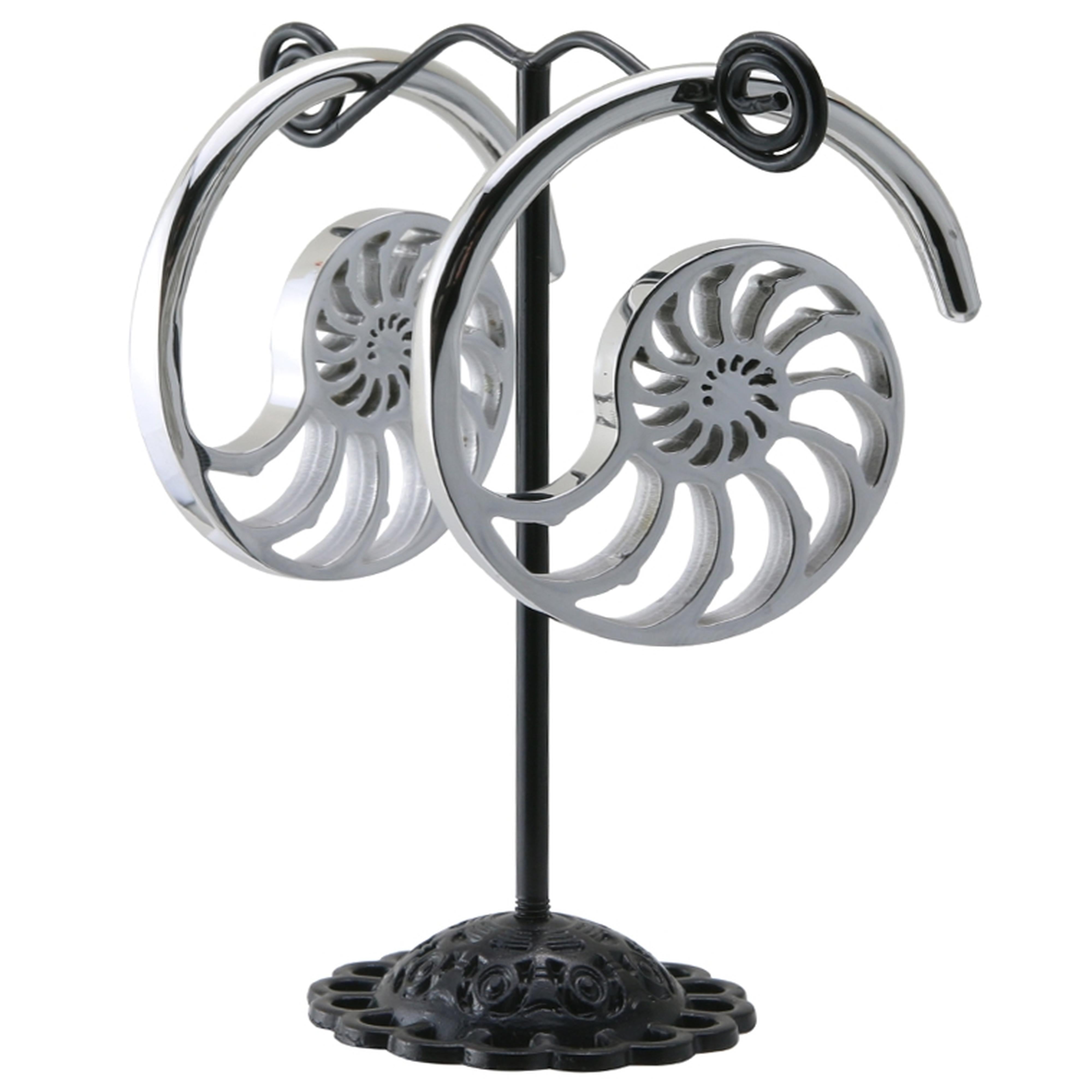 Ammonite Stainless Steel Ear Weights