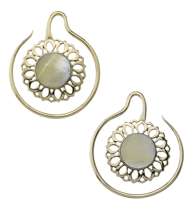 Amoroso MOP Brass Ear Weights