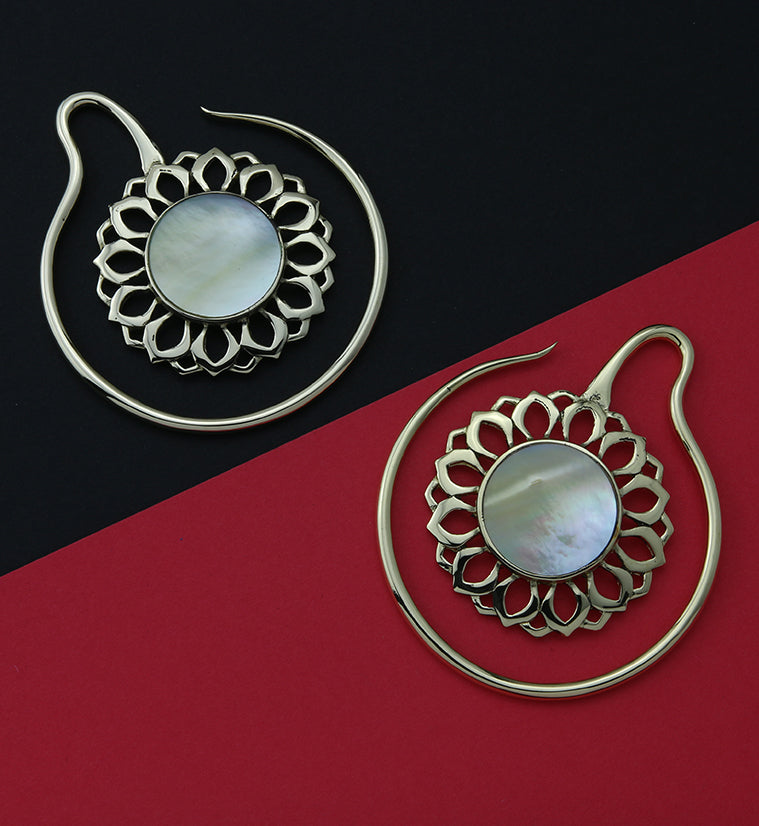 Amoroso MOP Brass Ear Weights