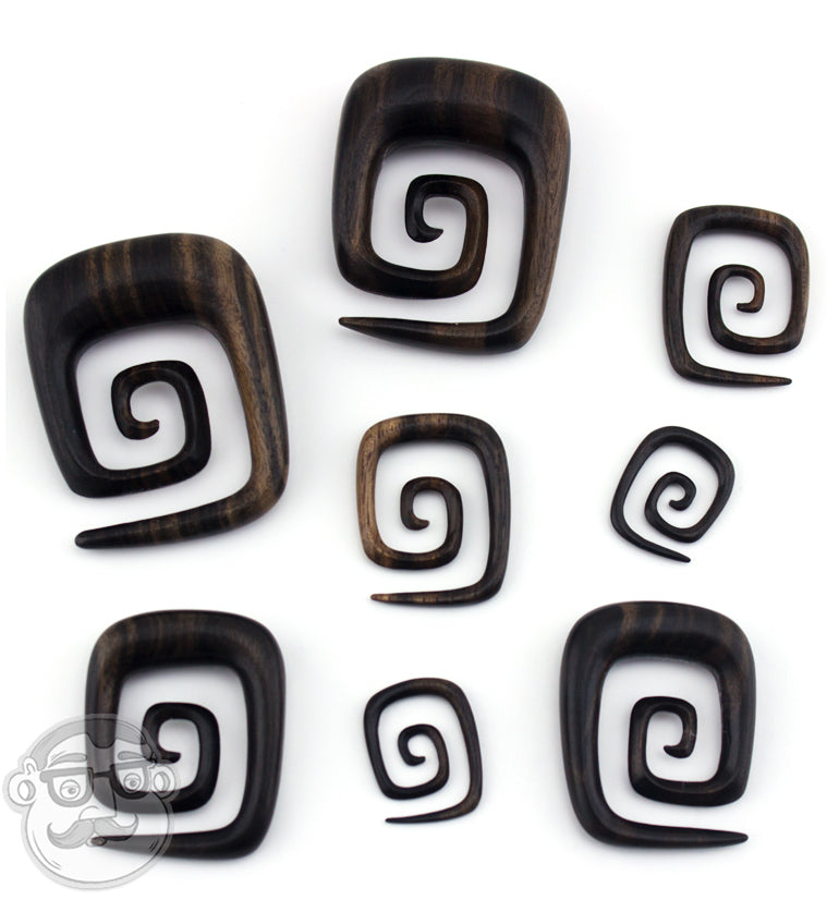 Arang Wooden Square Spirals