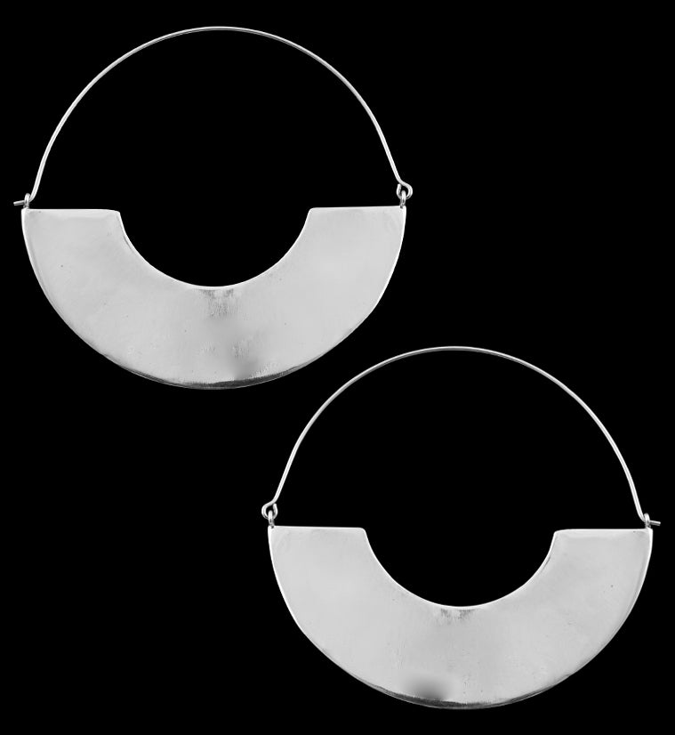 Silver Allotrope Titanium Hangers / Earrings