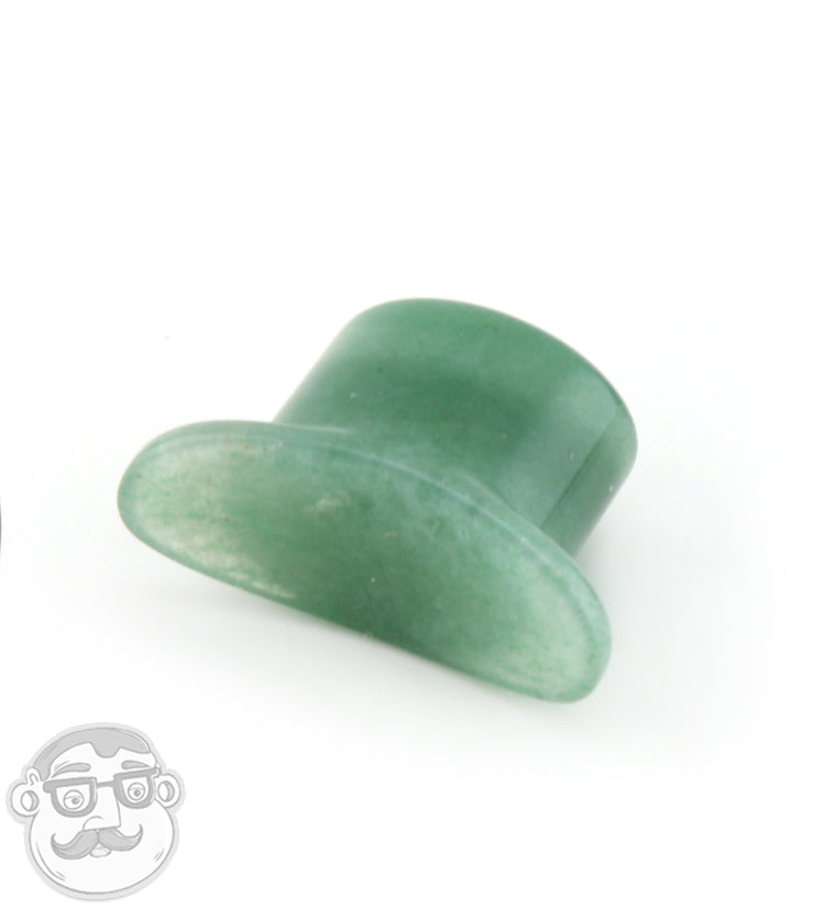 Aventurine Stone Oval Labret Plug