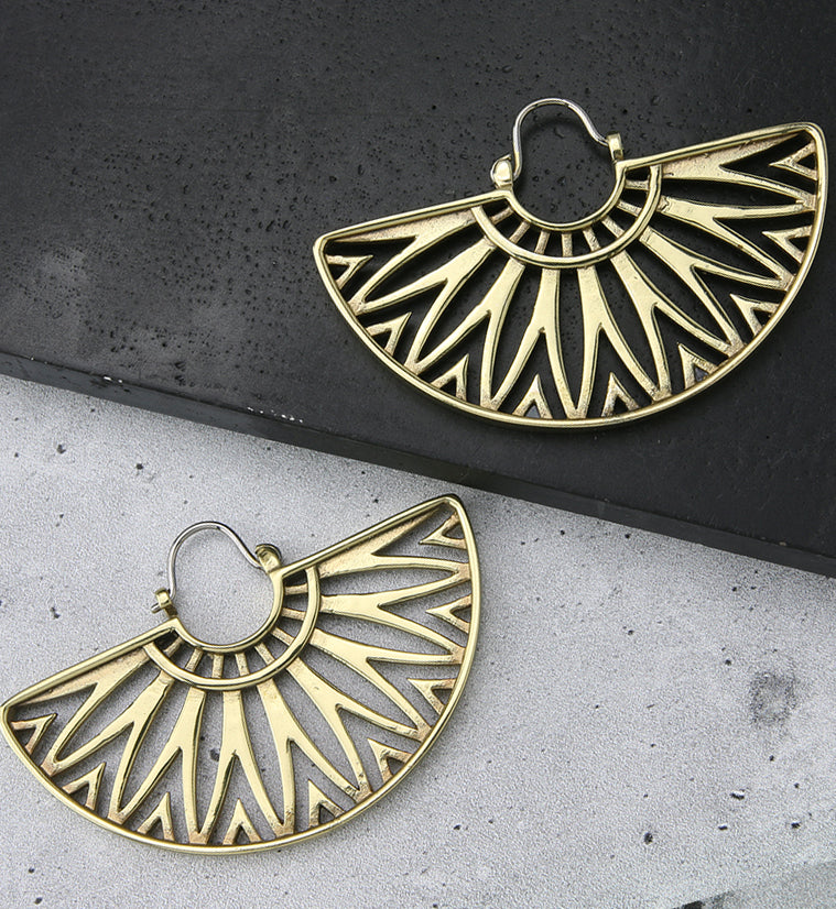 Beam Brass Hangers - Earrings