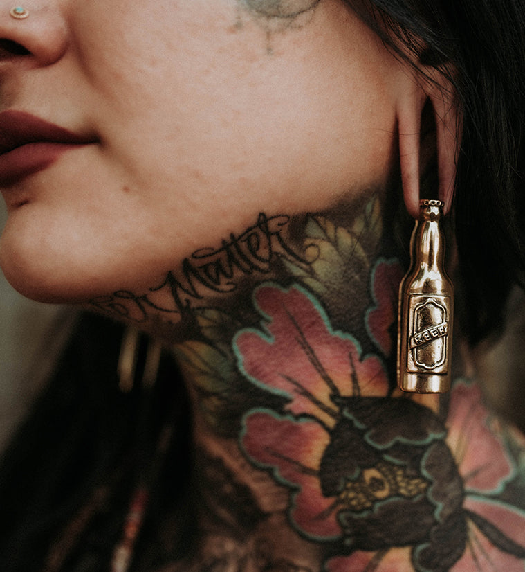 Beer Bottle Ear Weights