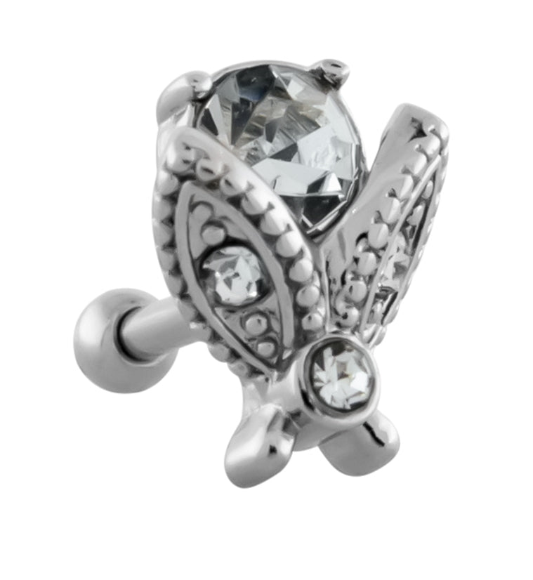 Beetle CZ Cartilage Barbell