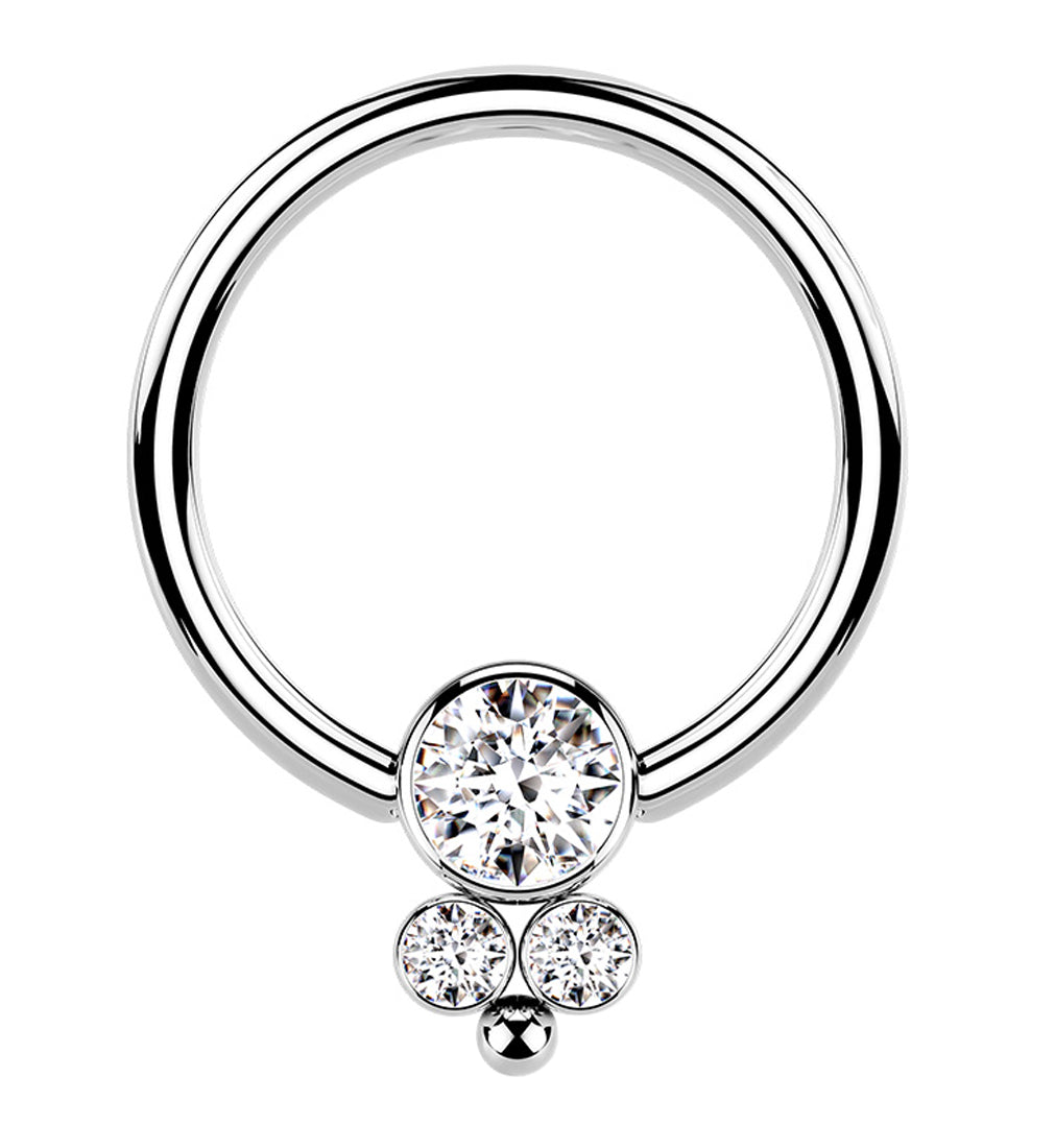 Bevy CZ Captive Ring