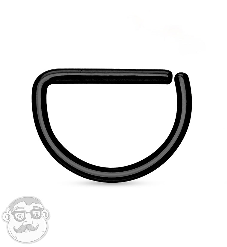 16G PVD Black Annealed D Ring
