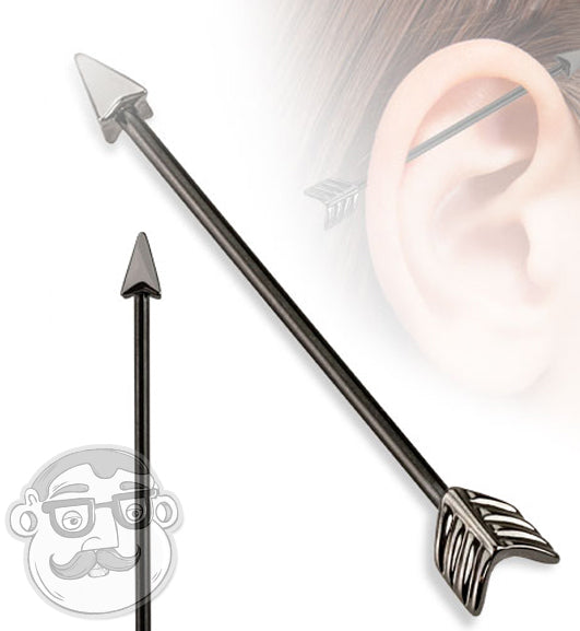 Black Arrow Industrial Stainless Steel Barbell