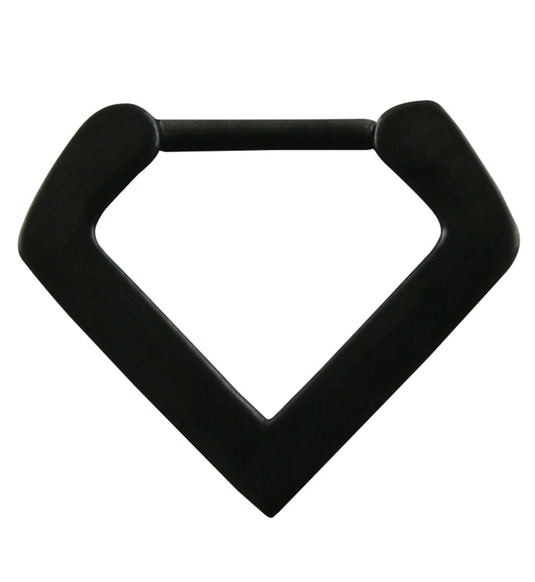 16G Black PVD Cursor Stainless Steel Septum Clicker